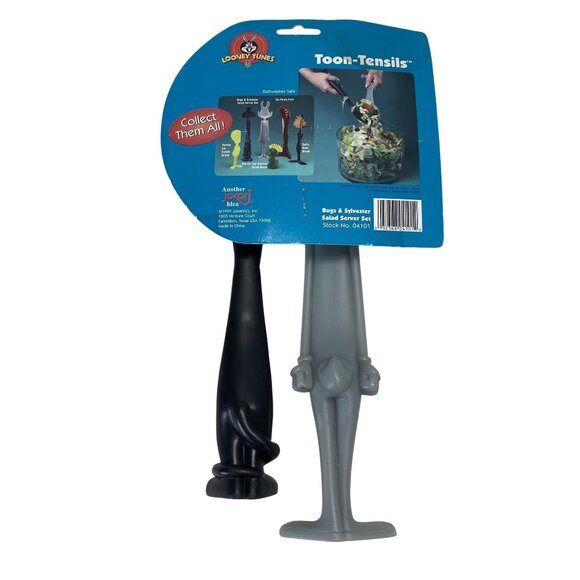 Looney Tunes Bugs & Sylvester Salad Server Set - Picture 3 of 4